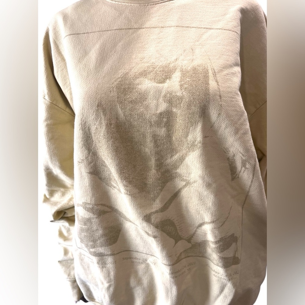 Billie Eilish merch underwater 2021 tour oversized sweatshirt-XL - Picture 4 of 8